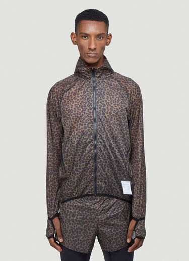 Satisfy Trail Ripstop Leopard Jacket Brown sat0140004