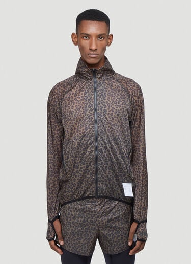 Trail Ripstop Leopard Jacket Satisfy Trail Ripstop Leopard Jacket Brown sat0140004