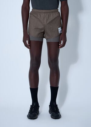 Satisfy Rippy 3 Trail Shorts Brown sat0160005