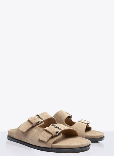 Scarosso Enea Suede Sandals Beige scr0158015