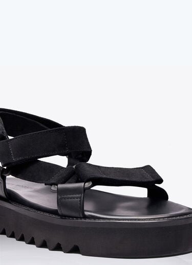 Scarosso Wooster V Suede Sandals Black scr0158043