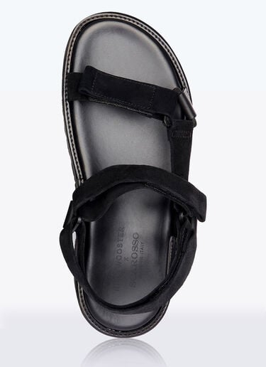 Scarosso Wooster V Suede Sandals Black scr0158043