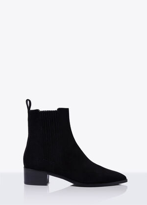 Scarosso Olivia Suede Boots Black scr0258034
