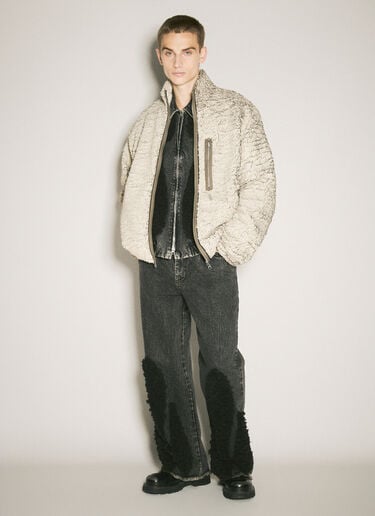 Song for the Mute Funnel Track Jacket Khaki sfm0158014