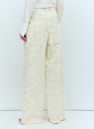 Printed Pants Song for the Mute Printed Pants Cream sfm0256010