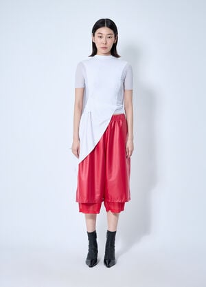 Sia Arnika Draped Mesh Top White sia0260005