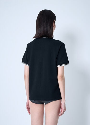 文字印花 Polo 衫 Sia Arnika 文字印花 Polo 衫 黑色 sia0260006