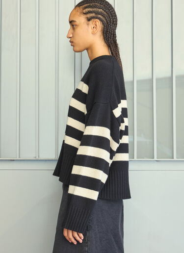 Campa Stripe Sweater Skall Studio Campa Stripe Sweater Black ska0258009
