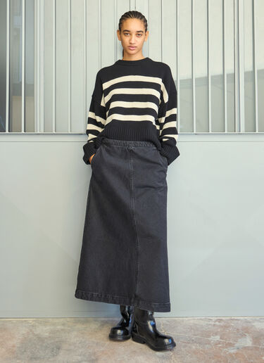 Campa Stripe Sweater Skall Studio Campa Stripe Sweater Black ska0258009