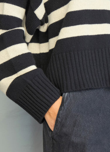 Campa Stripe Sweater Skall Studio Campa Stripe Sweater Black ska0258009