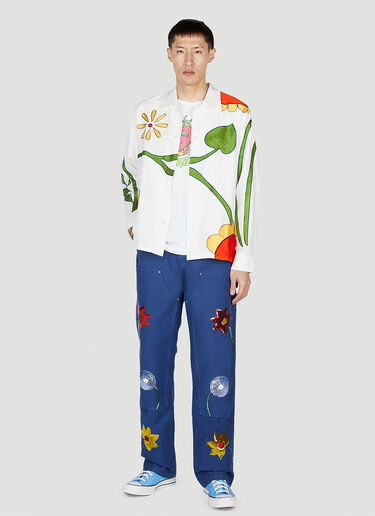 刺绣工装裤 Sky High Farm Workwear 刺绣工装裤 深蓝色 skh0352008