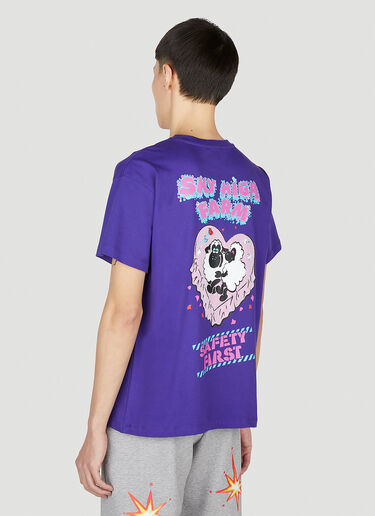 プリントTシャツ Sky High Farm Workwear プリントTシャツ パープル skh0352013