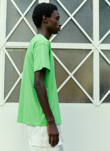 Logo Patch T-Shirt Sky High Farm Workwear Logo Patch T-Shirt Green skh0354009