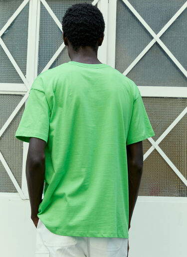 Logo Patch T-Shirt Sky High Farm Workwear Logo Patch T-Shirt Green skh0354009