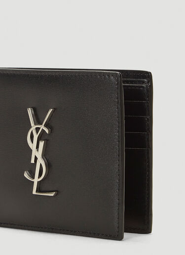 Cassandre Bi-Fold Wallet Saint Laurent Cassandre Bi-Fold Wallet Black sla0136055