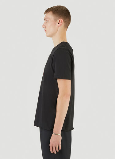 Crewneck T-Shirt Saint Laurent Crewneck T-Shirt Black sla0143012