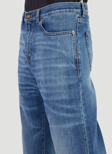 Straight Leg Jeans Saint Laurent Straight Leg Jeans Blue sla0145008