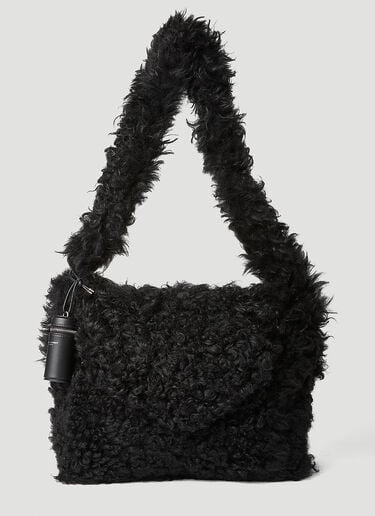 Shaggy Crossbody Bag Saint Laurent Shaggy Crossbody Bag Black sla0149070