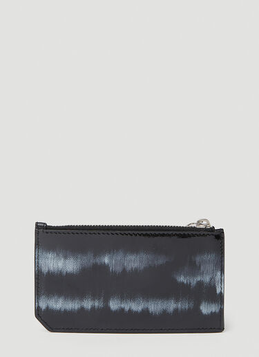 페인티드 집 탑 카드홀더 Saint Laurent 페인티드 집 탑 카드홀더 블랙 sla0151085