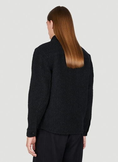 Saint Laurent 肌理衬衫外套 黑色 sla0154007