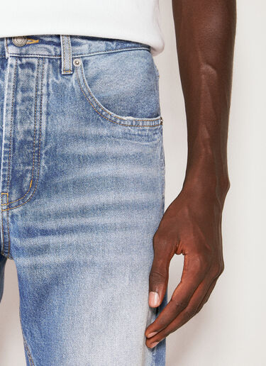 Saint Laurent Baggy Denim Jeans Blue sla0154071