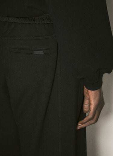 Saint Laurent Wide-Leg Track Pants Black sla0156015