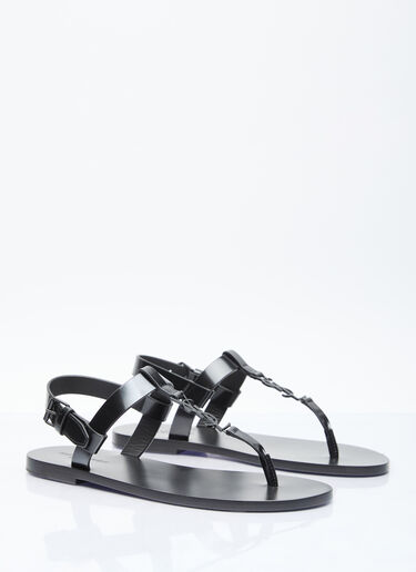 Cassandre Sandals Saint Laurent Cassandre Sandals Black sla0156022