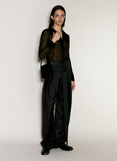 파리 미니 크로스바디 백 Saint Laurent 파리 미니 크로스바디 백 블랙 sla0156035