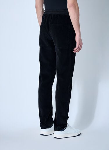 Corduroy Drawstring Pants Saint Laurent Corduroy Drawstring Pants Black sla0158005