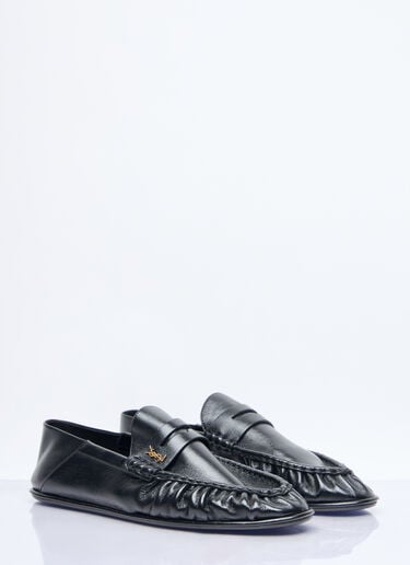 Le Loafer 便士拖鞋 Saint Laurent Le Loafer 便士拖鞋 黑色 sla0158011