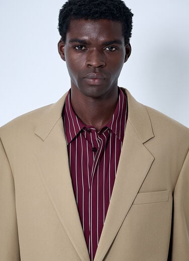 Saint Laurent Yves 羊毛西装外套  米色 sla0159005