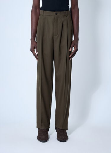 울 테일러드 팬츠 Saint Laurent 울 테일러드 팬츠 베이지 sla0159006