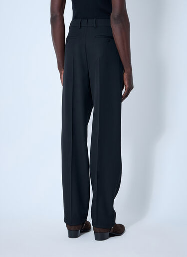 Saint Laurent タキシード・ハイライズパンツ  ブラック sla0159009