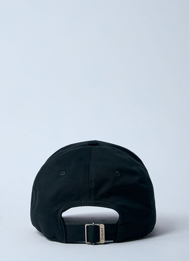 Logo Motif Baseball Cap Saint Laurent Logo Motif Baseball Cap Black sla0159017