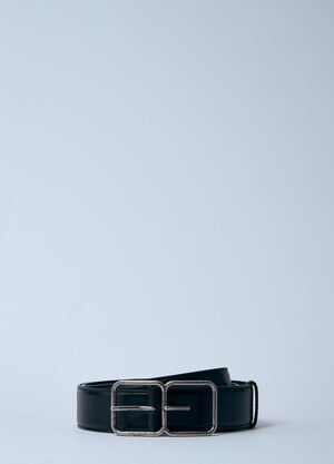 Saint Laurent 더블 프레임 벨트  블랙 sla0159031