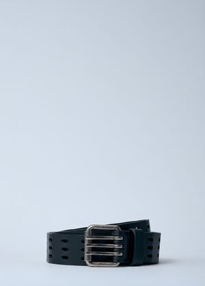 Saint Laurent 가죽 모터사이클 벨트  브라운 sla0159033