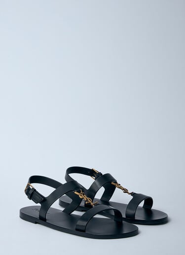 Saint Laurent 카산드라 샌들  블랙 sla0160006