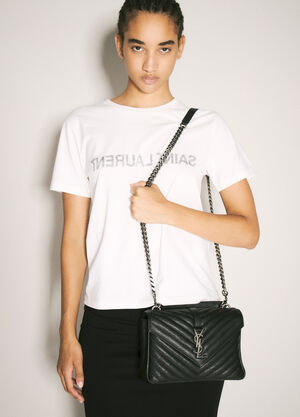 Saint Laurent College Medium Shoulder Bag Black sla0239057