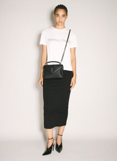 Saint Laurent College Medium Shoulder Bag Black sla0239057