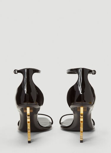 Saint Laurent 오피움 샌들 블랙 sla0239062