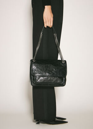 Saint Laurent Niki Medium Shoulder Bag Black sla0241061
