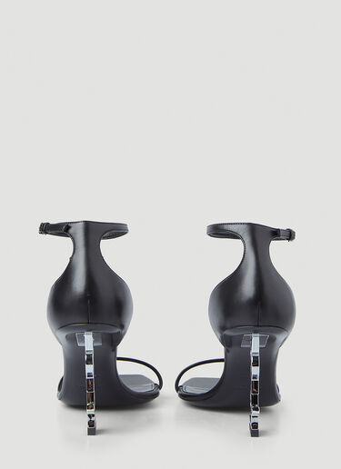 Saint Laurent Opyum Monogram High Heels Black sla0246081