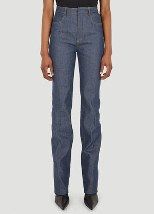 Saint Laurent Straight-Leg Denim Jeans Blue sla0247034