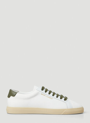 Andy Low Top Sneakers Saint Laurent Andy Low Top Sneakers White sla0249093