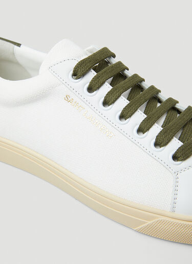 Andy Low Top Sneakers Saint Laurent Andy Low Top Sneakers White sla0249093