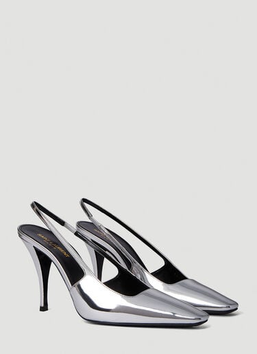 Saint Laurent 톰 T 드림 힐 슈즈 실버 sla0249115