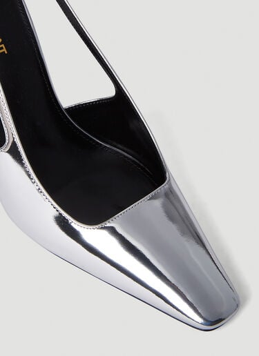 Saint Laurent 톰 T 드림 힐 슈즈 실버 sla0249115