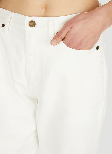 Destroyed Jeans Saint Laurent Destroyed Jeans White sla0250018