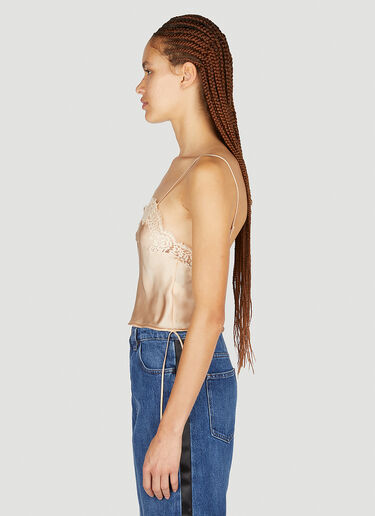 Saint Laurent レースキャミソールトップ ベージュ sla0251024