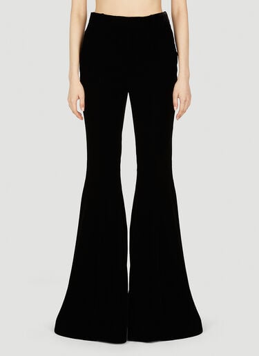 Saint Laurent Extreme Flared Pants Black sla0251027